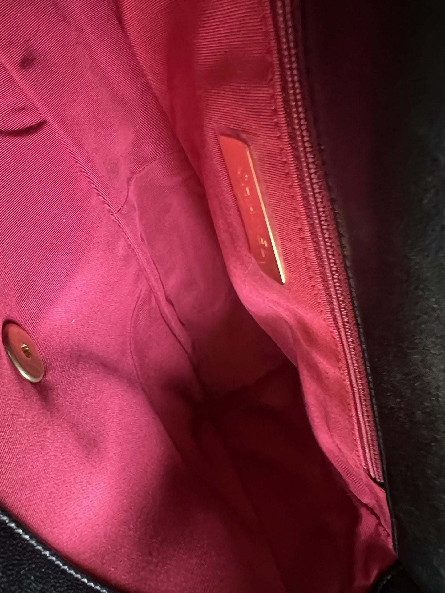 20C Black Lambskin Quilted 19 Flap Medium/Large Mixed Hardware