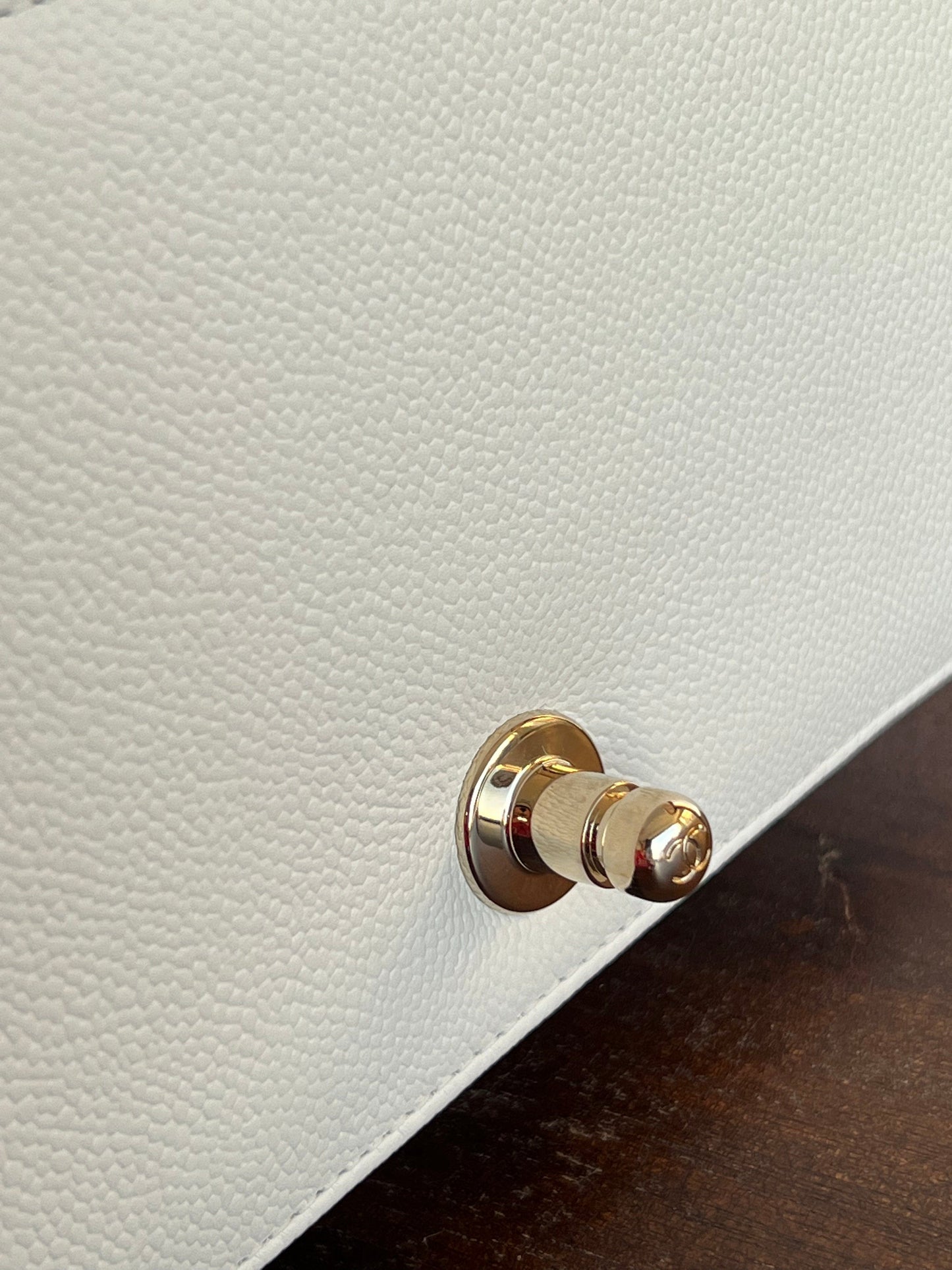 21A White Caviar Quilted Small Boy Bag LGHW