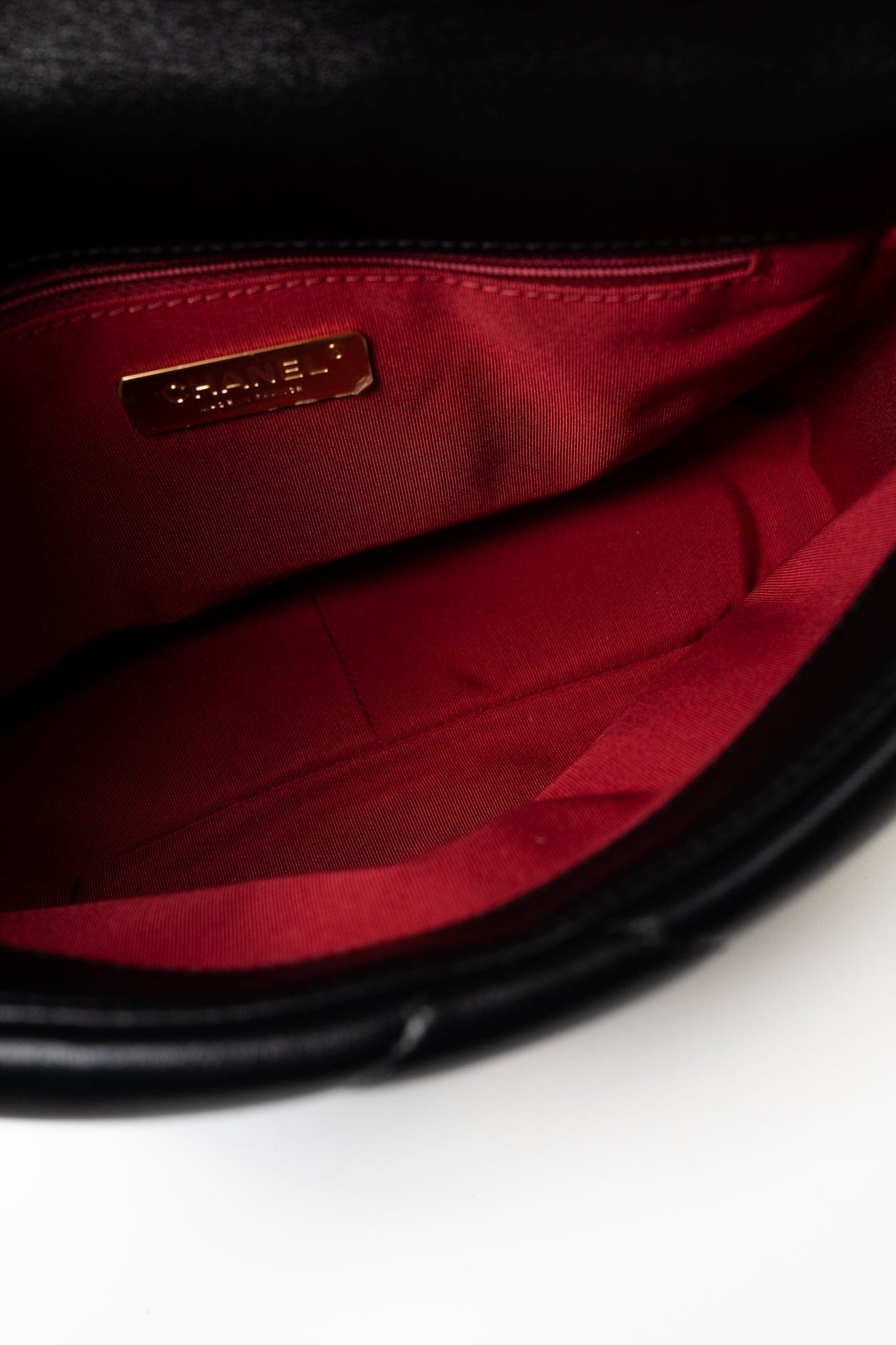 21C Black Lambskin Quilted 19 Flap Small Mixed Hardware