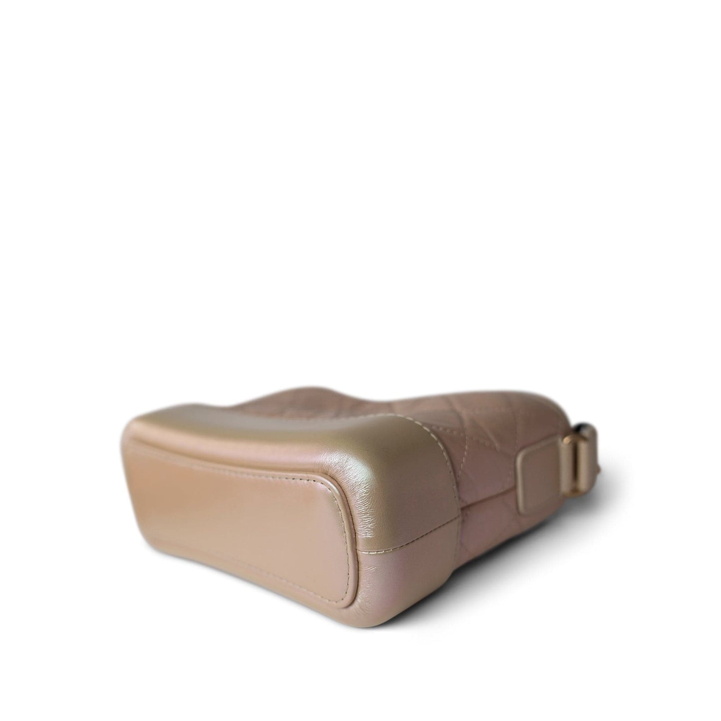 19S Pearly Beige Aged Calfksin Quilted Gabrielle Bag