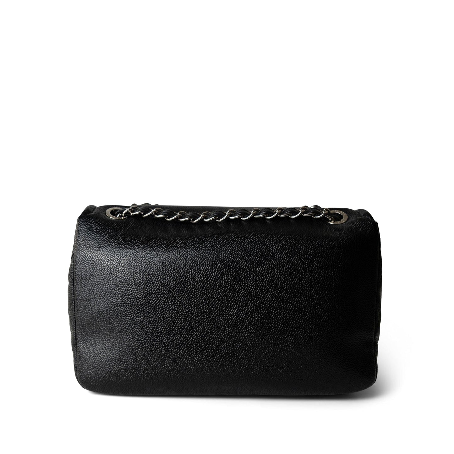 12P Caviar Large Timeless CC Flap Black