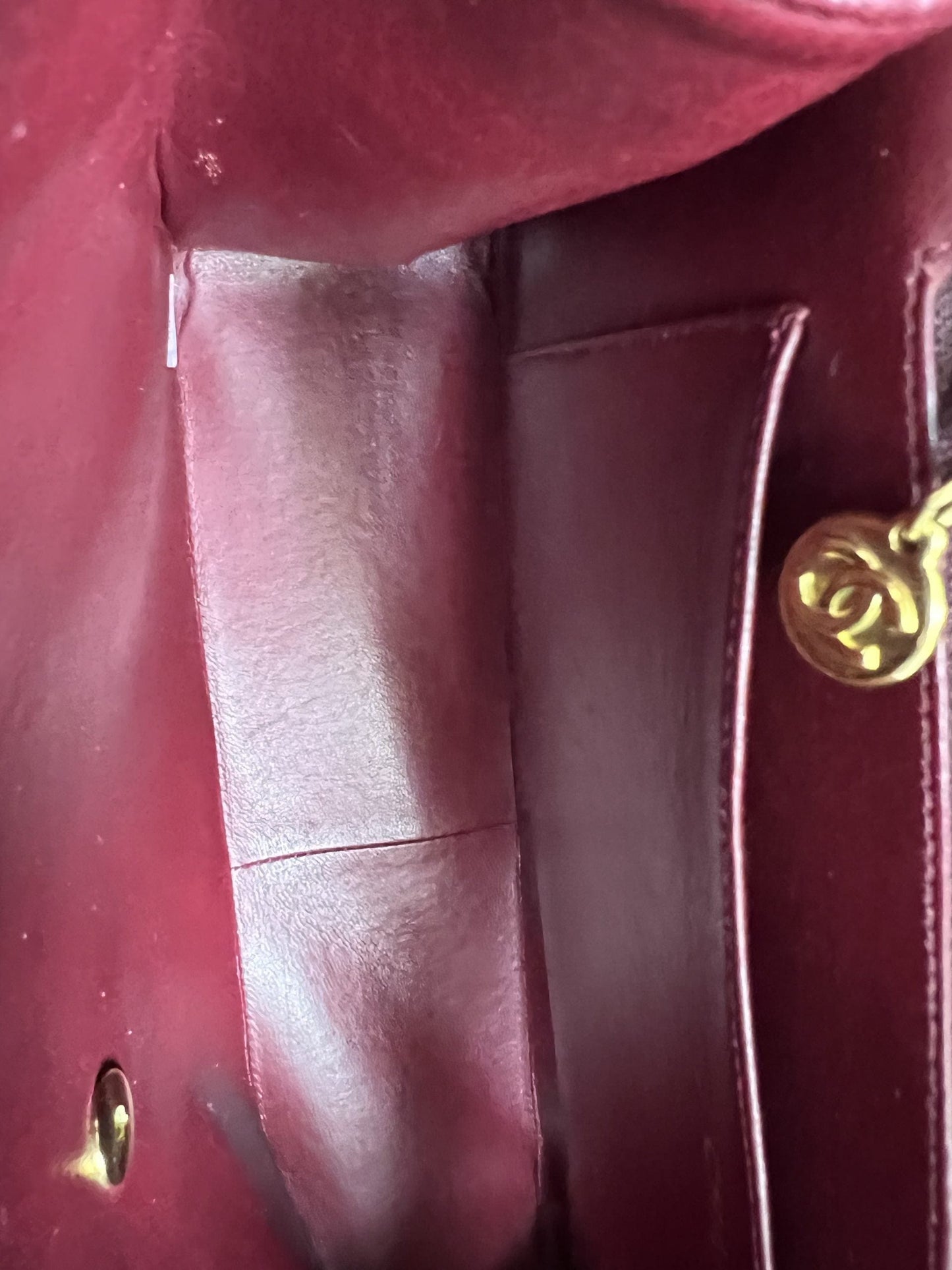 Vintage Black Lambskin Quilted Jumbo XL Single Flap