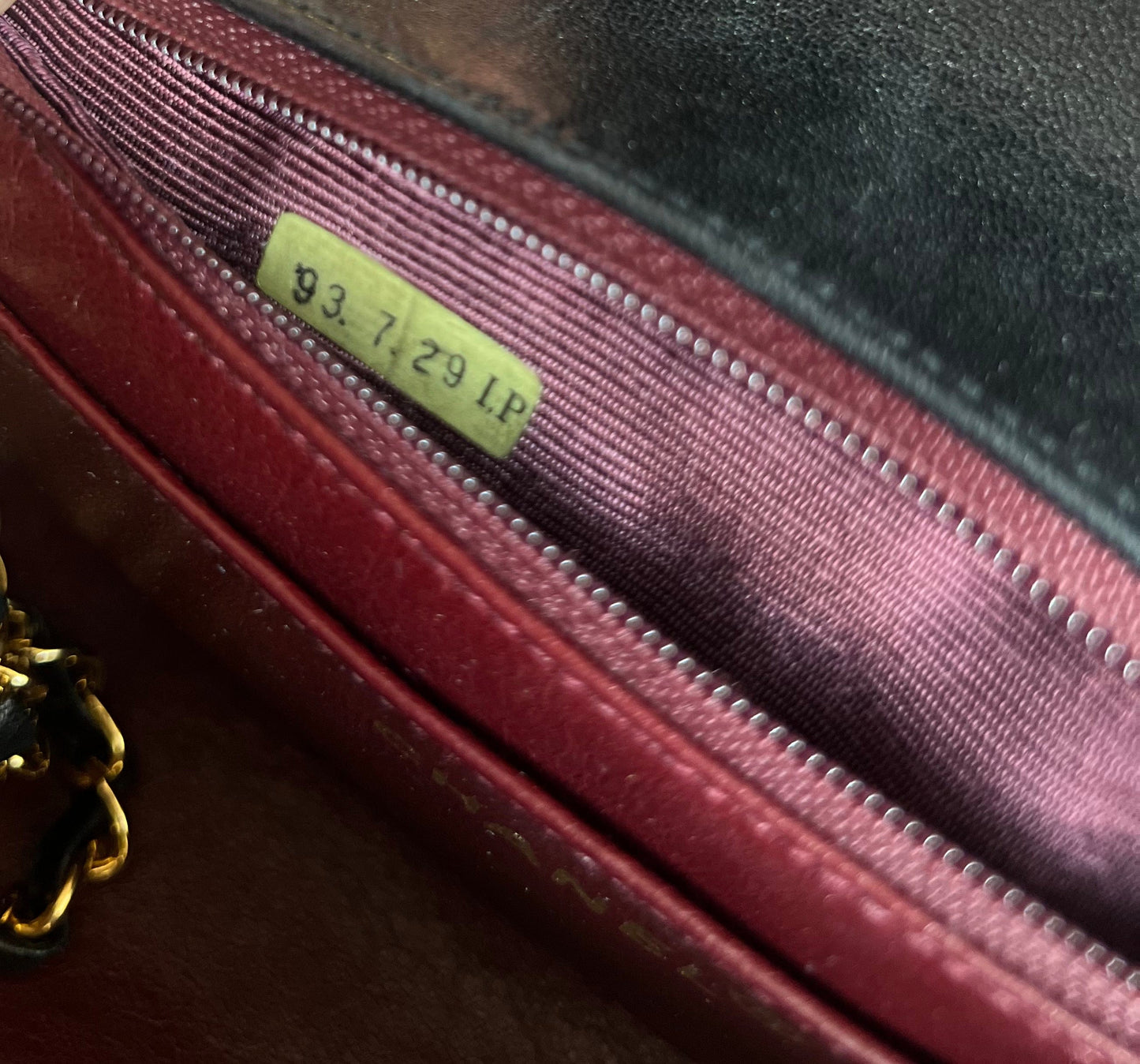 Vintage Small Black Lambskin Quilted Diana Flap 24K Gold Hardware