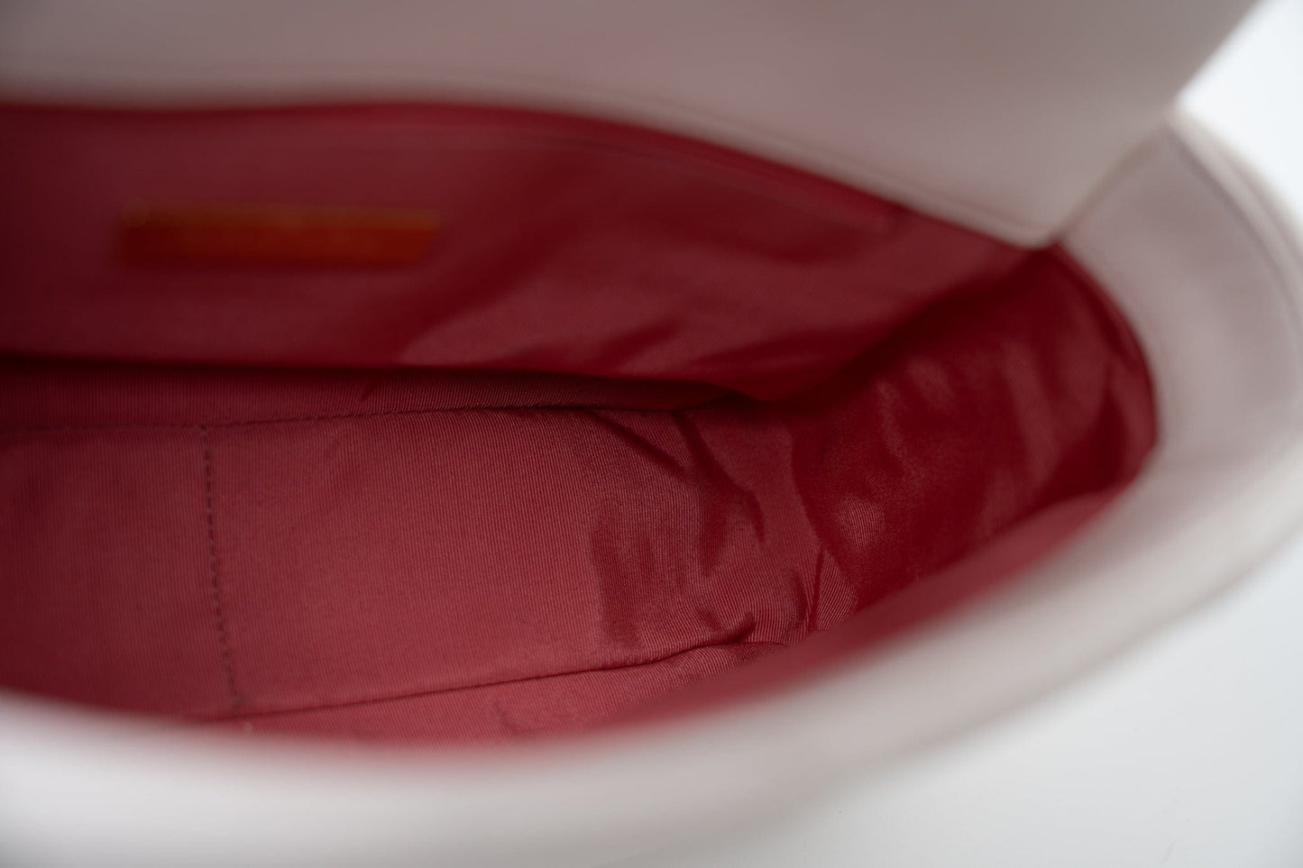 21p White 19 Lambskin Quilted 19 Flap Small