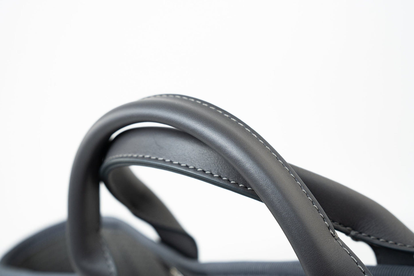 22A Grey Deauville Shopping Tote Small Silver Hardware