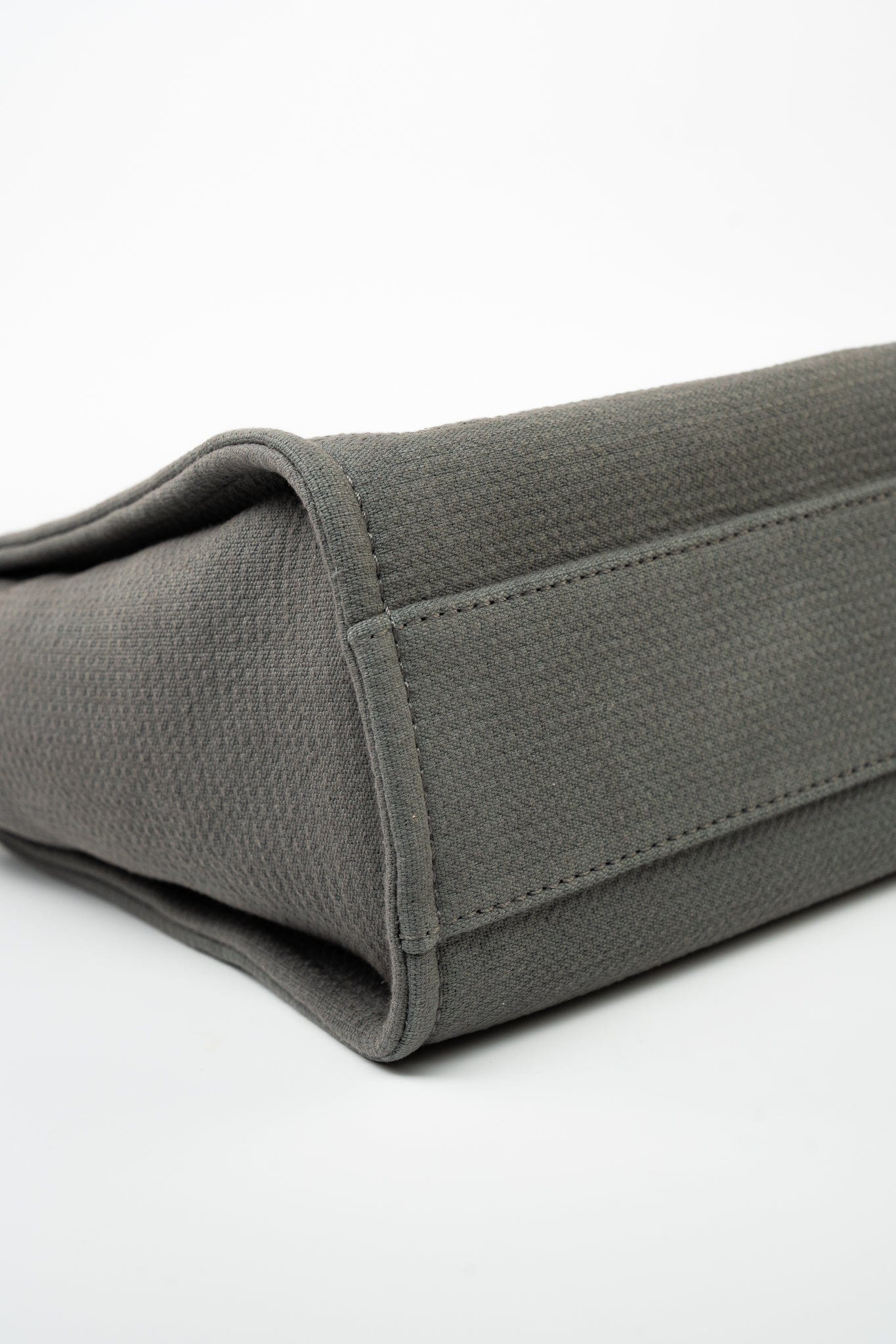 22A Grey Deauville Shopping Tote Small Silver Hardware