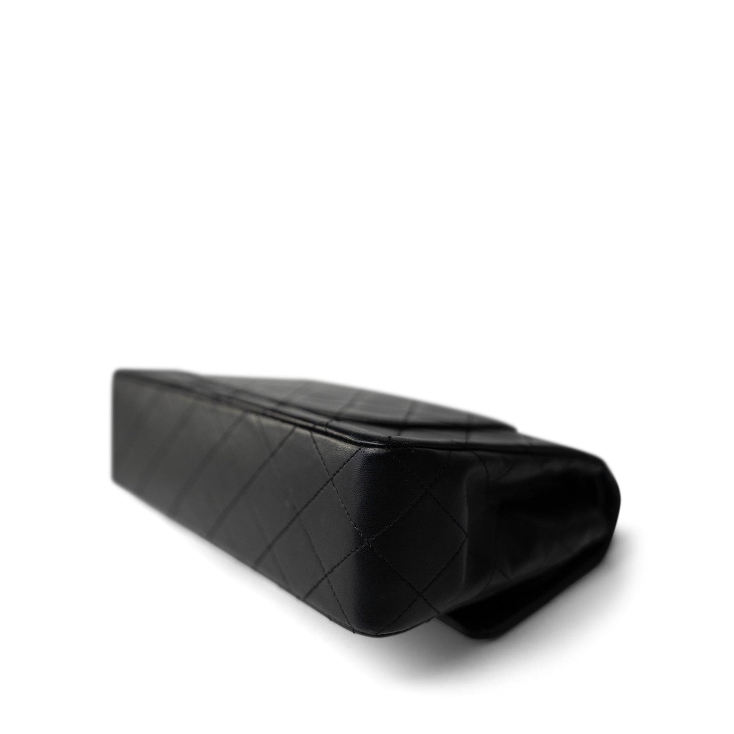 Vintage Small Classic Flap Black Lambskin Quilted GHW