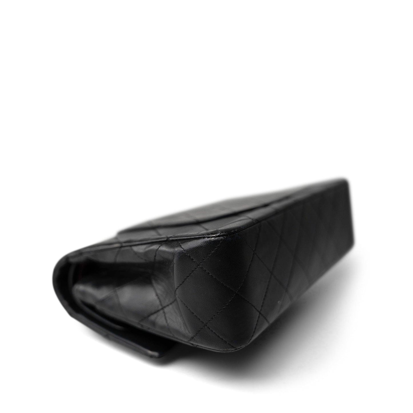 Vintage Small Classic Flap Black Lambskin Quilted GHW