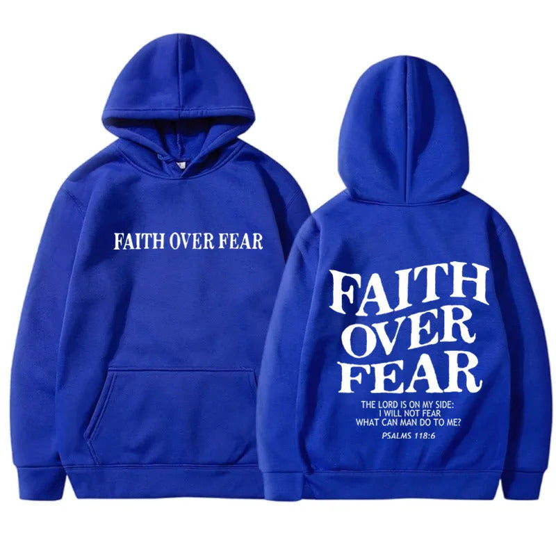 Symbolic Faith Over Fear Hoodie