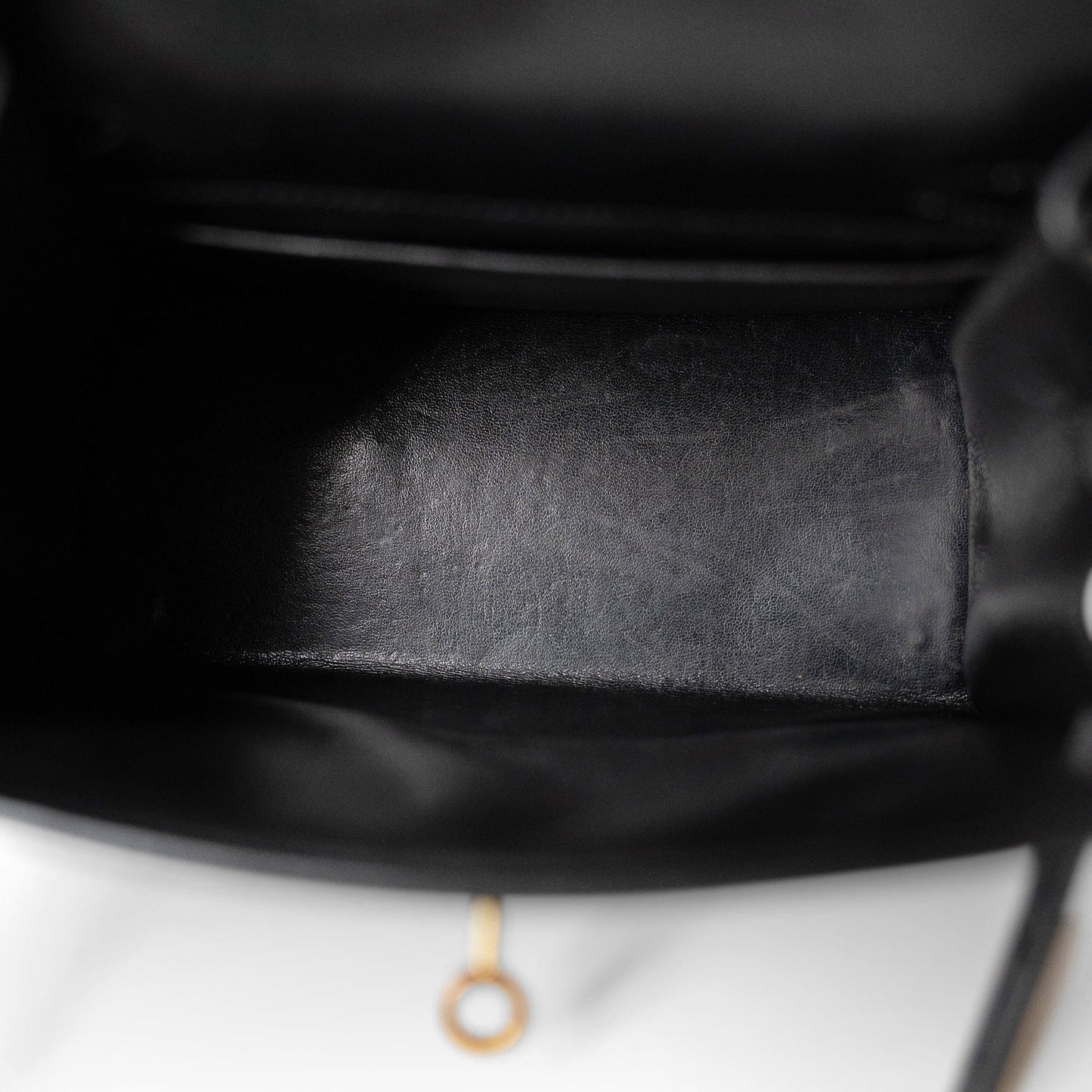 Vintage Mini Kelly 20 Black Box Calfskin Gold Plated